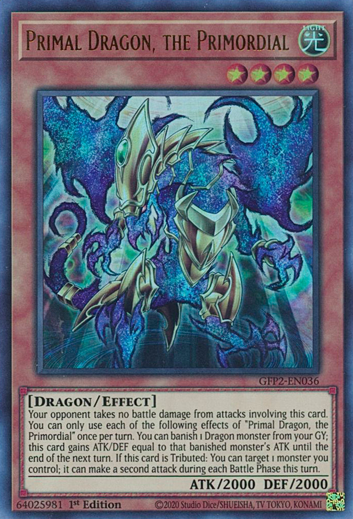 Primal Dragon, the Primordial [GFP2-EN036] Ultra Rare | Card Merchant Takapuna