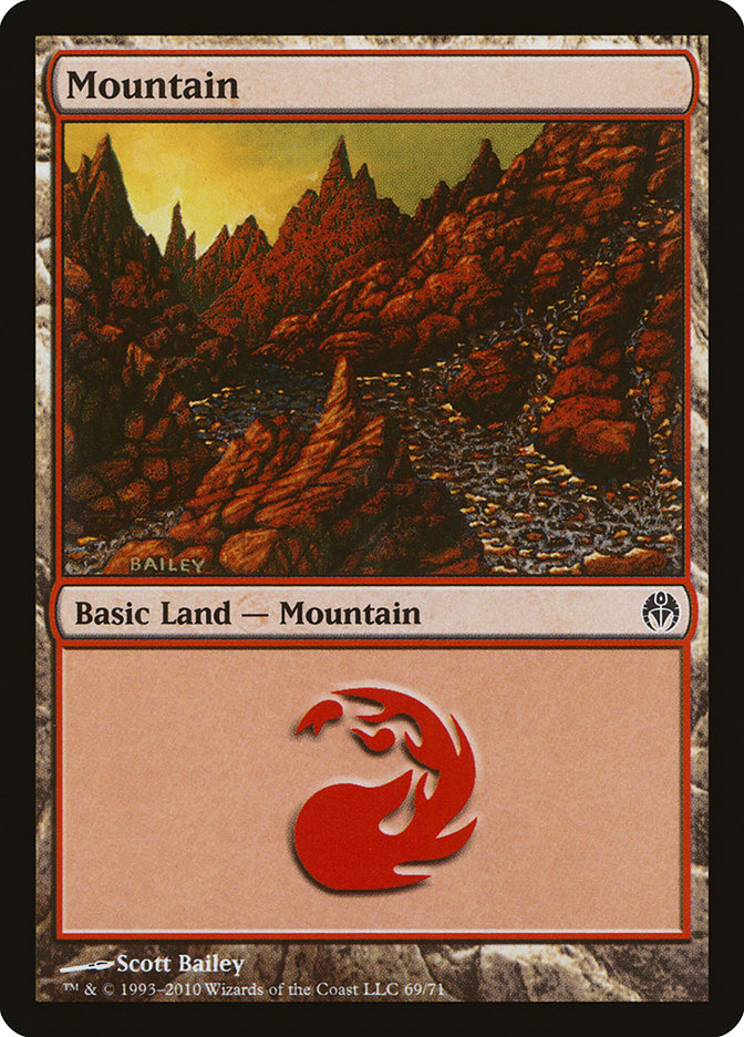 Mountain (69) [Duel Decks: Phyrexia vs. the Coalition] | Card Merchant Takapuna