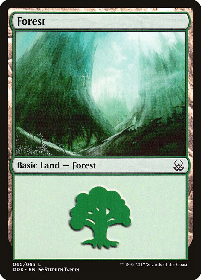 Forest (65) [Duel Decks: Mind vs. Might] | Card Merchant Takapuna