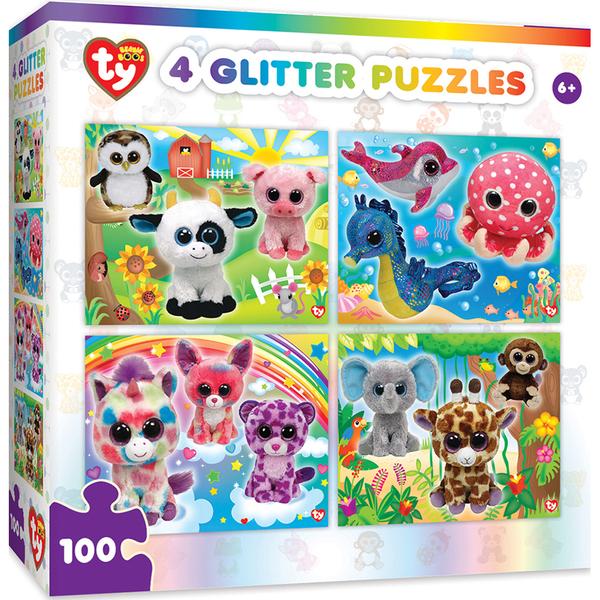 Beanie Boos 4 Glitter Puzzles | Card Merchant Takapuna