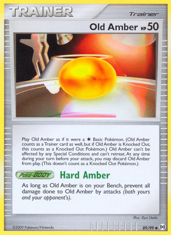 Old Amber (89/99) [Platinum: Arceus] | Card Merchant Takapuna
