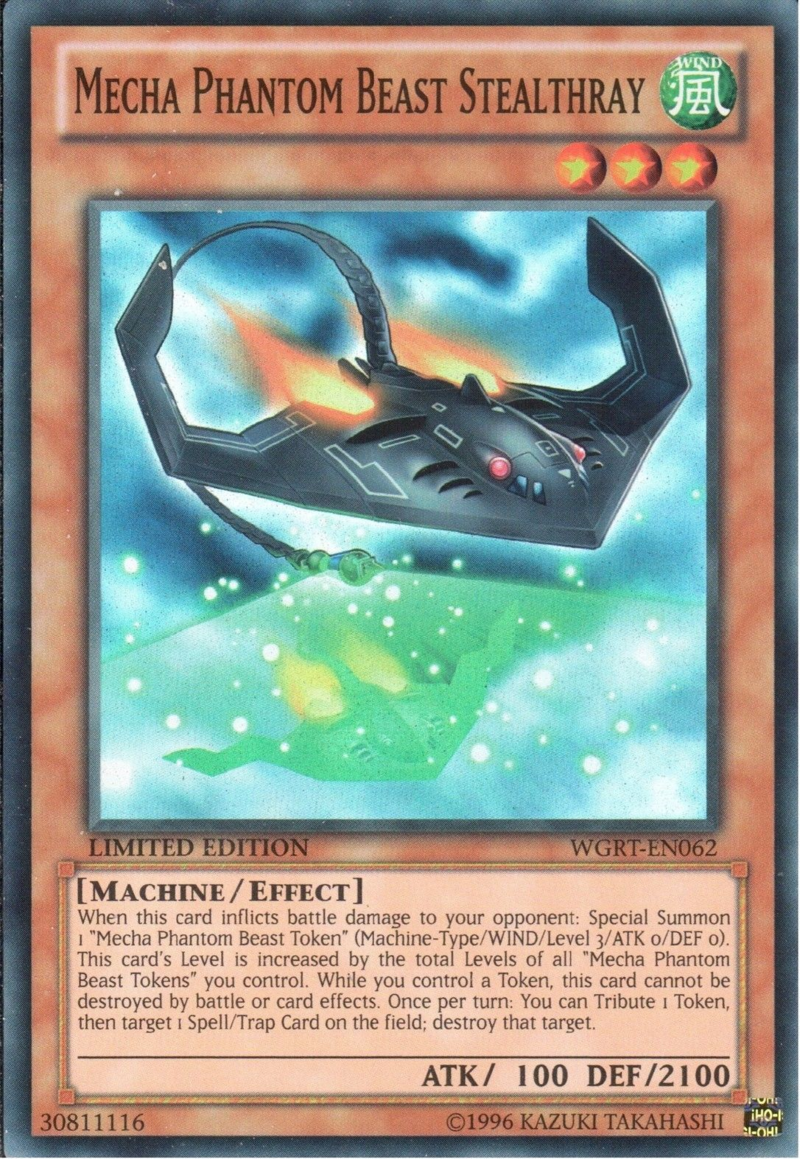 Mecha Phantom Beast Stealthray [WGRT-EN062] Super Rare | Card Merchant Takapuna