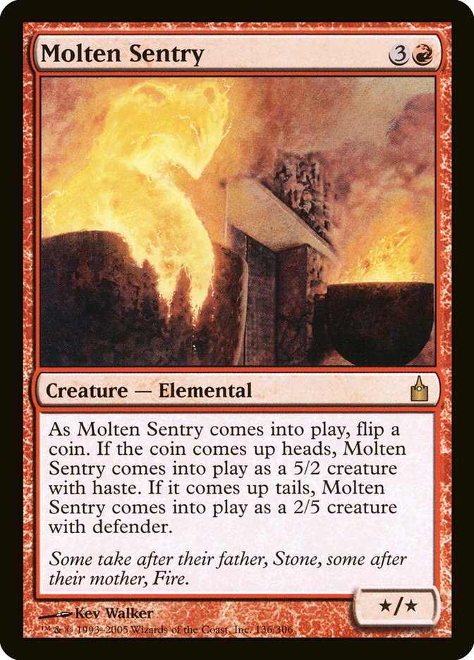 Molten Sentry [Ravnica: City of Guilds] | Card Merchant Takapuna