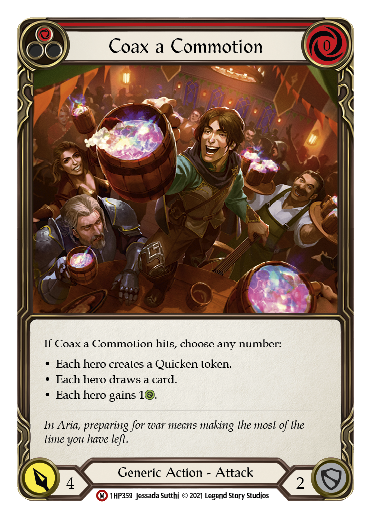 Coax a Commotion [1HP359] (History Pack 1) | Card Merchant Takapuna