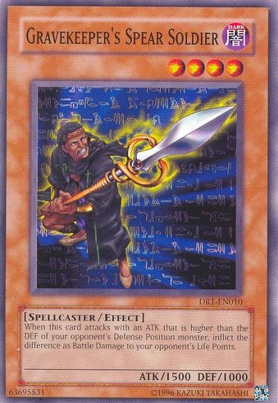 Gravekeeper's Spear Soldier [DR1-EN010] Common | Card Merchant Takapuna