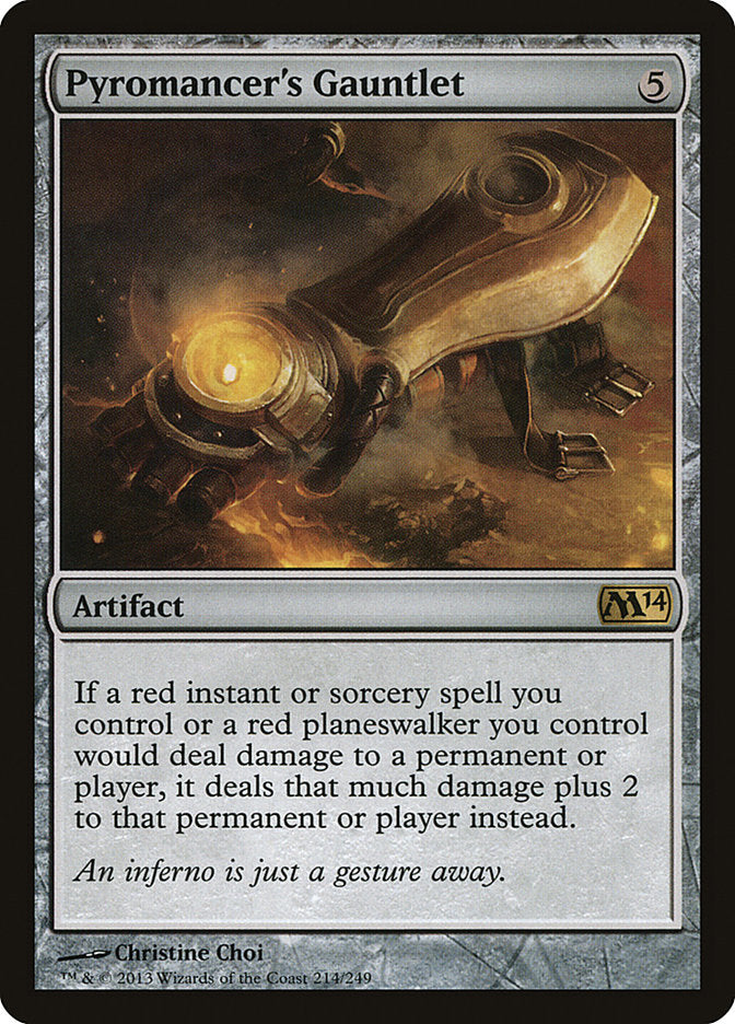 Pyromancer's Gauntlet [Magic 2014] | Card Merchant Takapuna