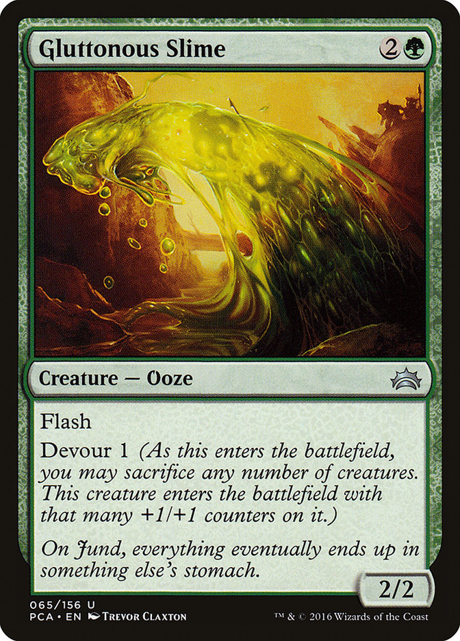 Gluttonous Slime [Planechase Anthology] | Card Merchant Takapuna