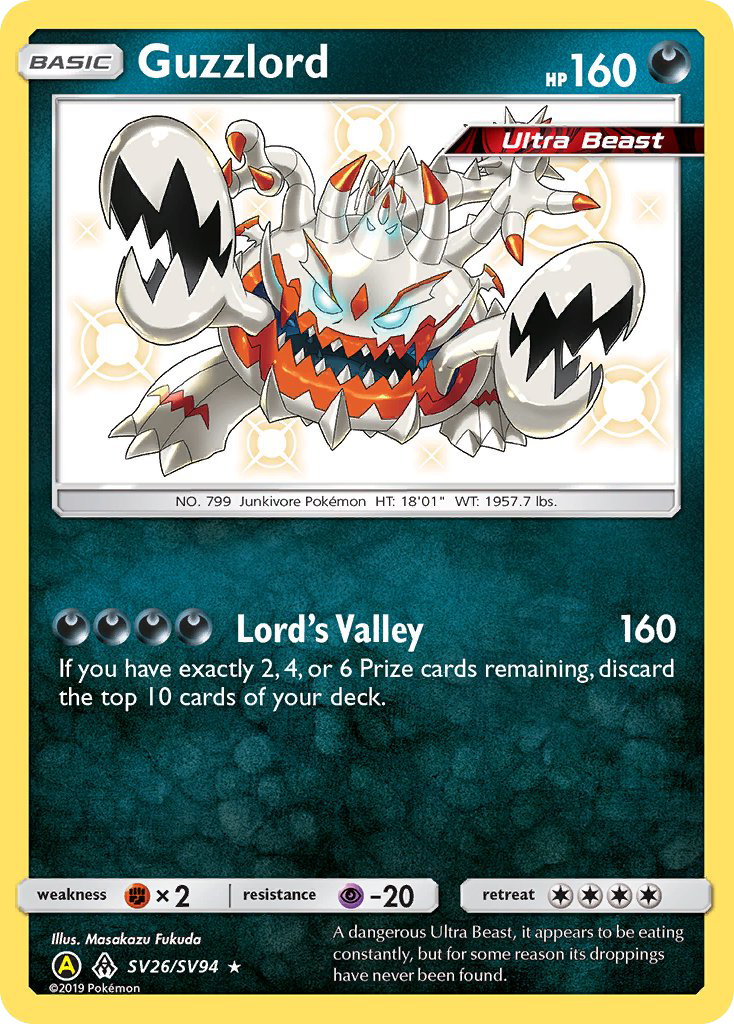 Guzzlord (SV26/SV94) [Sun & Moon: Hidden Fates - Shiny Vault] | Card Merchant Takapuna