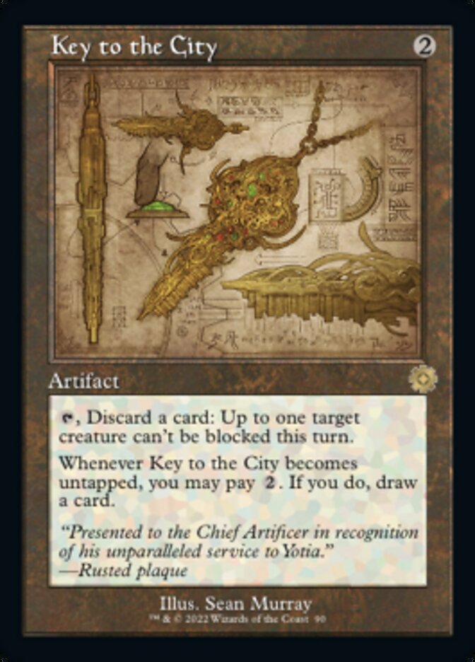 Key to the City (Retro Schematic) [The Brothers' War Retro Artifacts] | Card Merchant Takapuna