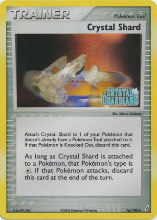 Crystal Shard (76/100) (Stamped) [EX: Crystal Guardians] | Card Merchant Takapuna
