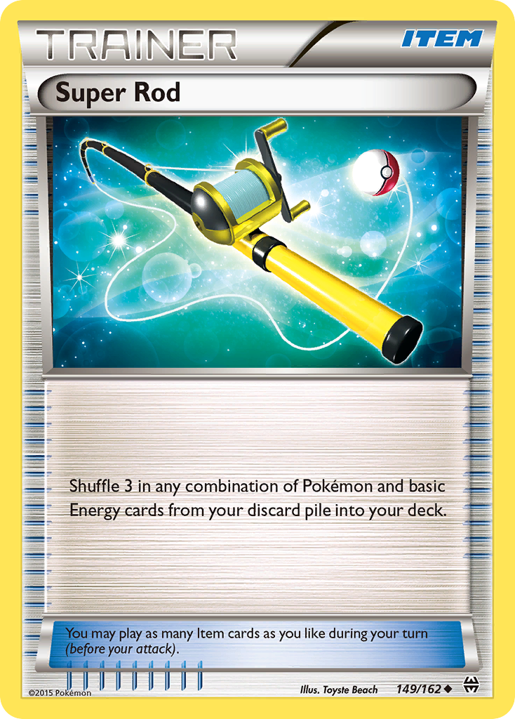 Super Rod (149/162) [XY: BREAKthrough] | Card Merchant Takapuna