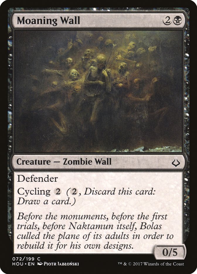 Moaning Wall [Hour of Devastation] | Card Merchant Takapuna