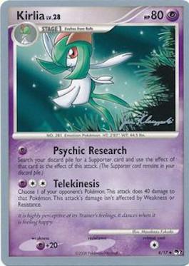 Kirlia LV.28 (8/17) (Psychic Lock - Jason Klaczynski) [World Championships 2008] | Card Merchant Takapuna