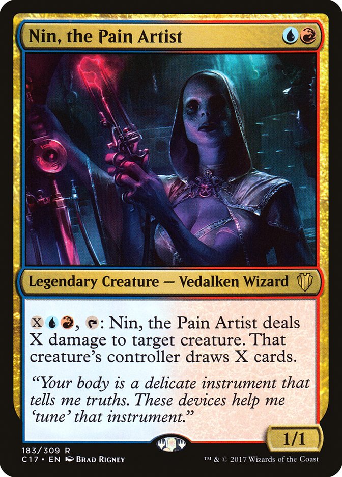 Nin, the Pain Artist [Commander 2017] | Card Merchant Takapuna