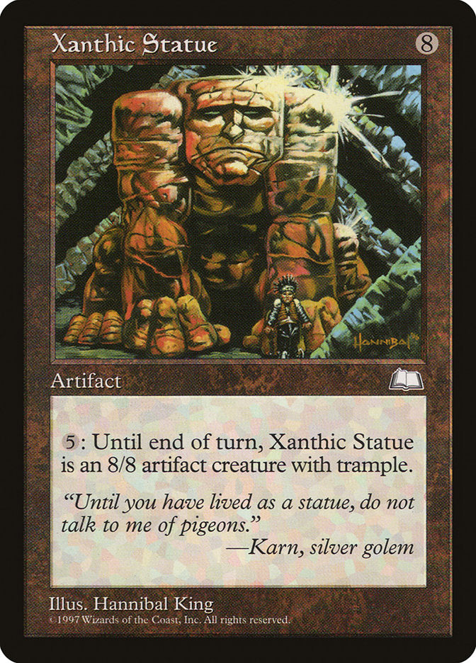 Xanthic Statue [Weatherlight] | Card Merchant Takapuna