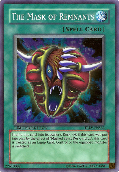 The Mask of Remnants [TAEV-ENSE2] Super Rare | Card Merchant Takapuna