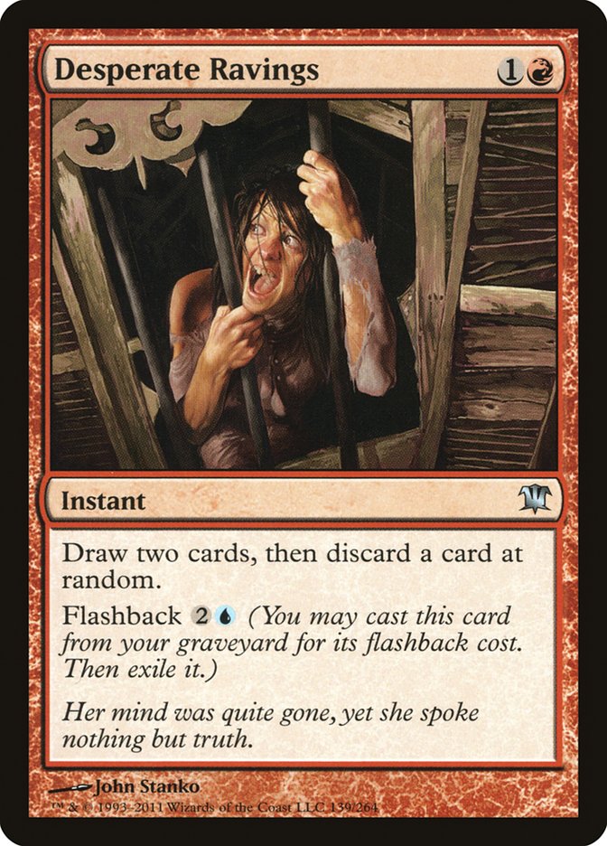 Desperate Ravings [Innistrad] | Card Merchant Takapuna