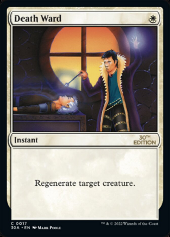 Death Ward [30th Anniversary Edition] | Card Merchant Takapuna
