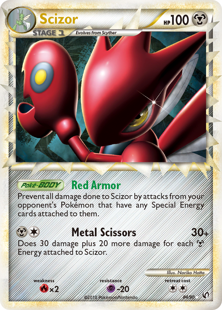 Scizor (84/90) [HeartGold & SoulSilver: Undaunted] | Card Merchant Takapuna