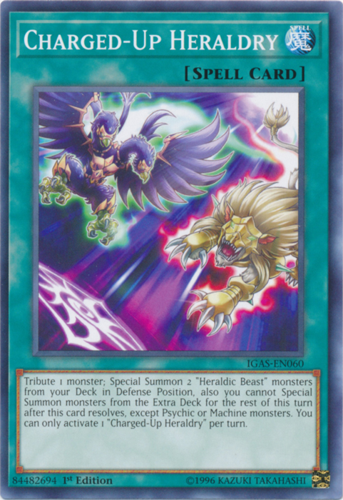 Charged-Up Heraldry [IGAS-EN060] Common | Card Merchant Takapuna