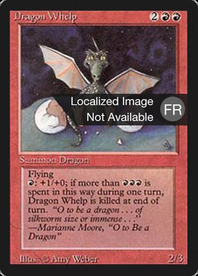 Dragon Whelp [Foreign Black Border] | Card Merchant Takapuna