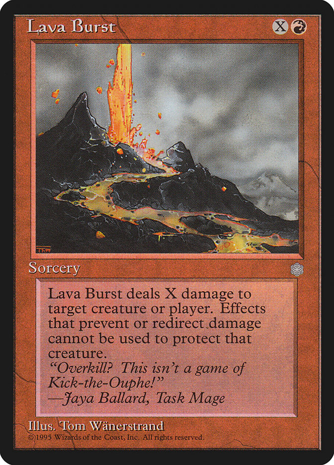 Lava Burst [Ice Age] | Card Merchant Takapuna