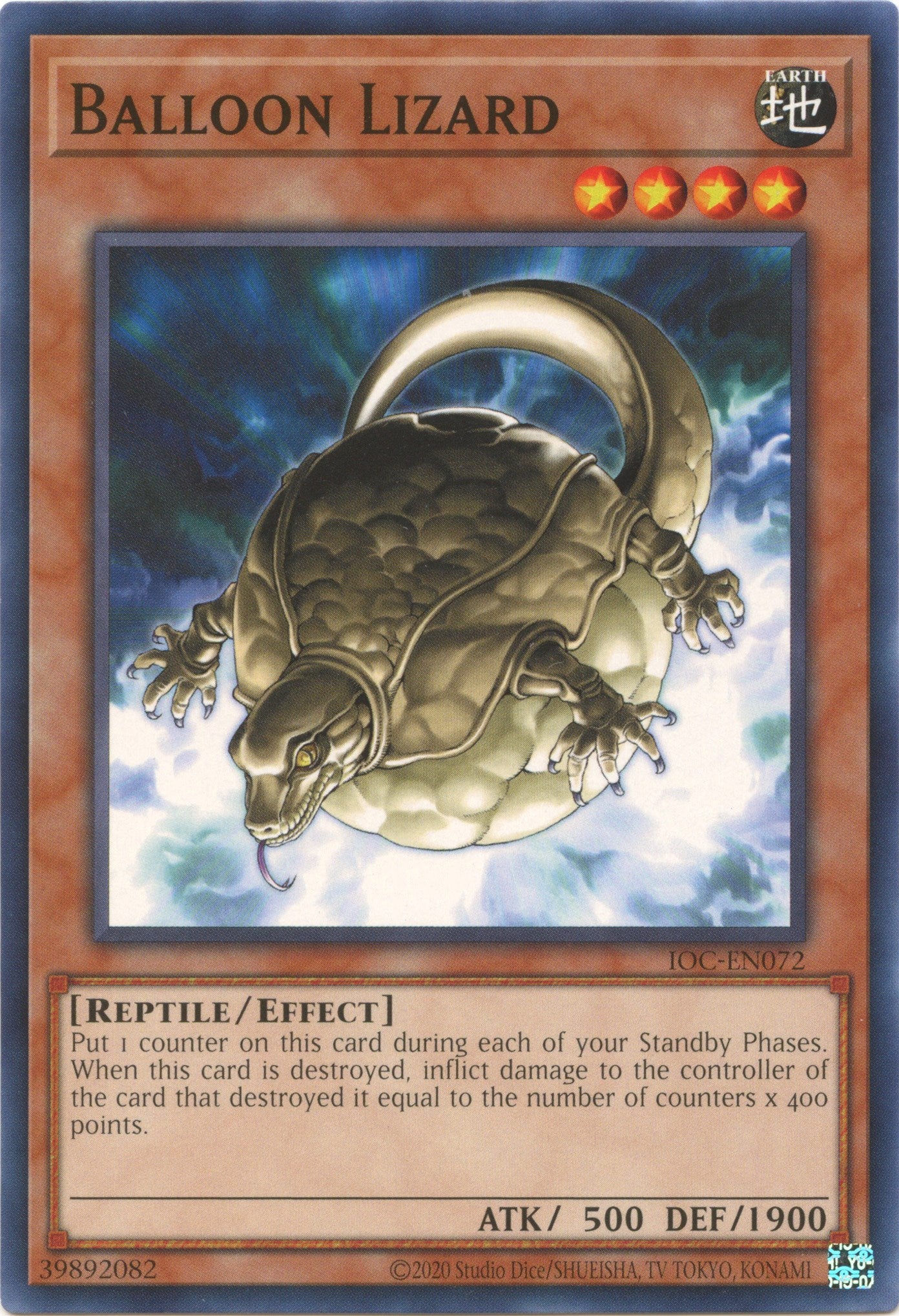 Balloon Lizard (25th Anniversary) [IOC-EN072] Common | Card Merchant Takapuna