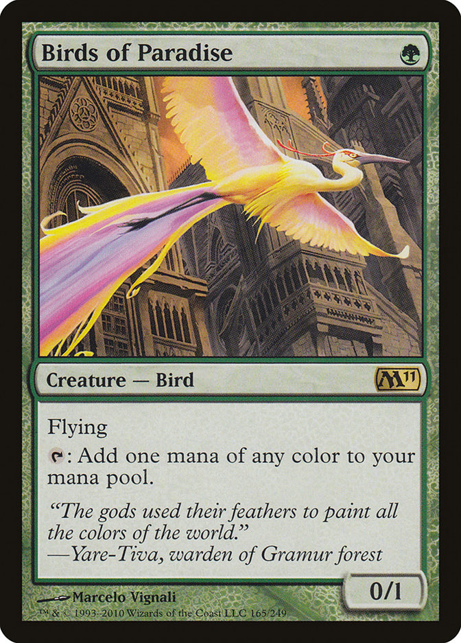 Birds of Paradise [Magic 2011] | Card Merchant Takapuna