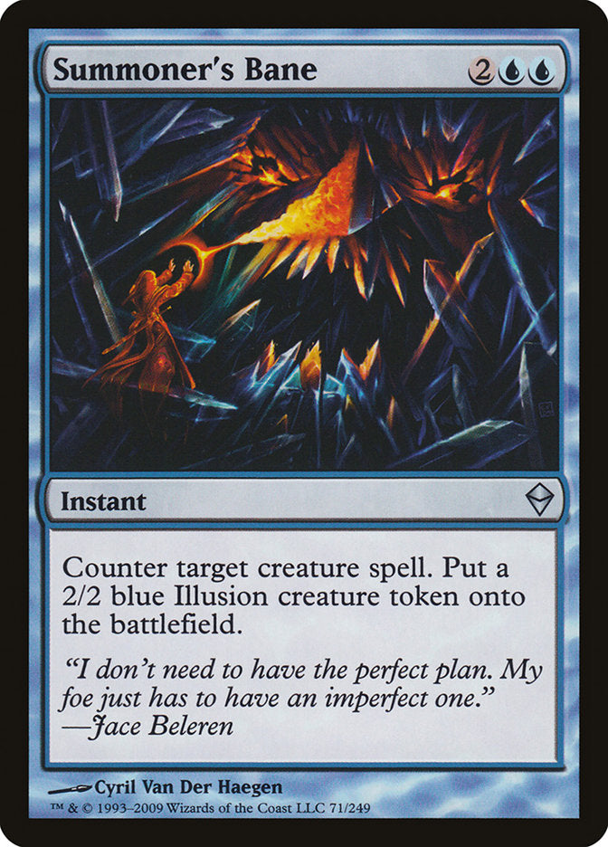 Summoner's Bane [Zendikar] | Card Merchant Takapuna