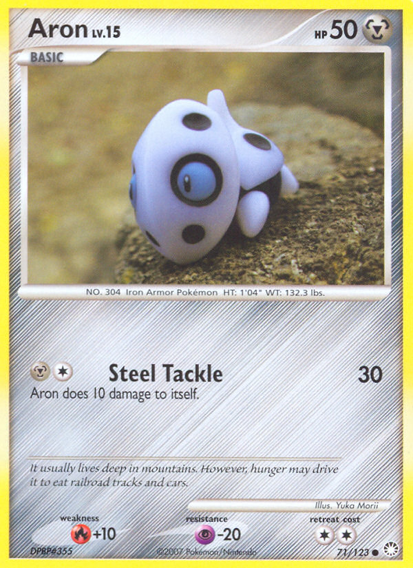 Aron (71/123) [Diamond & Pearl: Mysterious Treasures] | Card Merchant Takapuna