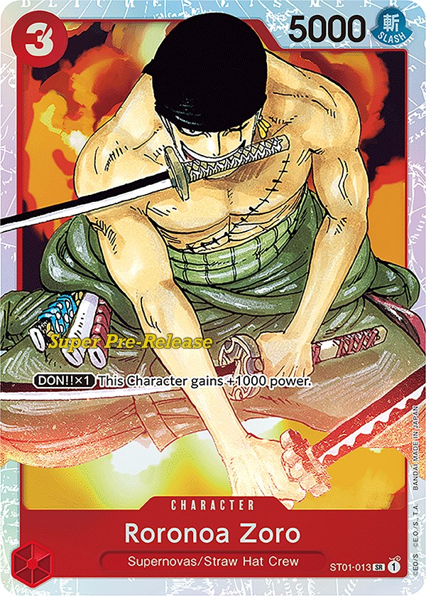 Roronoa Zoro [Super Pre-Release Starter Deck: Straw Hat Crew] | Card Merchant Takapuna