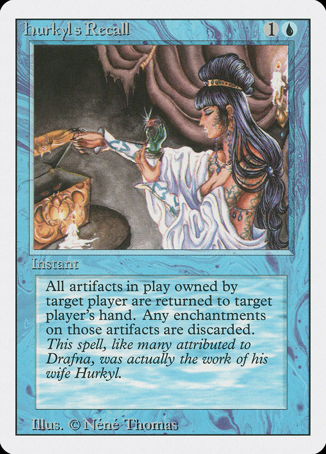 Hurkyl's Recall [Revised Edition] | Card Merchant Takapuna
