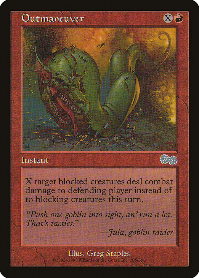 Outmaneuver [Urza's Saga] | Card Merchant Takapuna