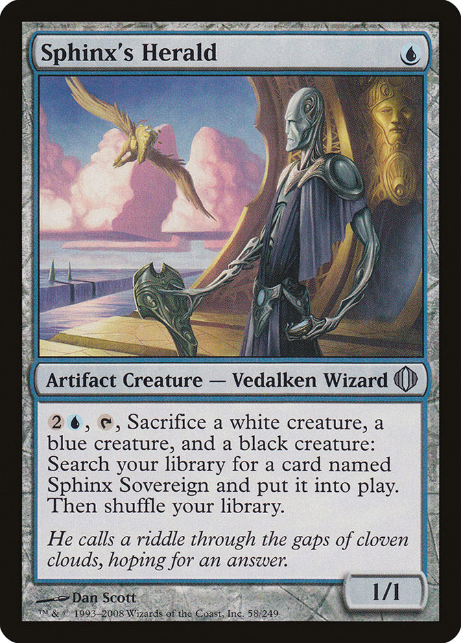 Sphinx's Herald [Shards of Alara] | Card Merchant Takapuna
