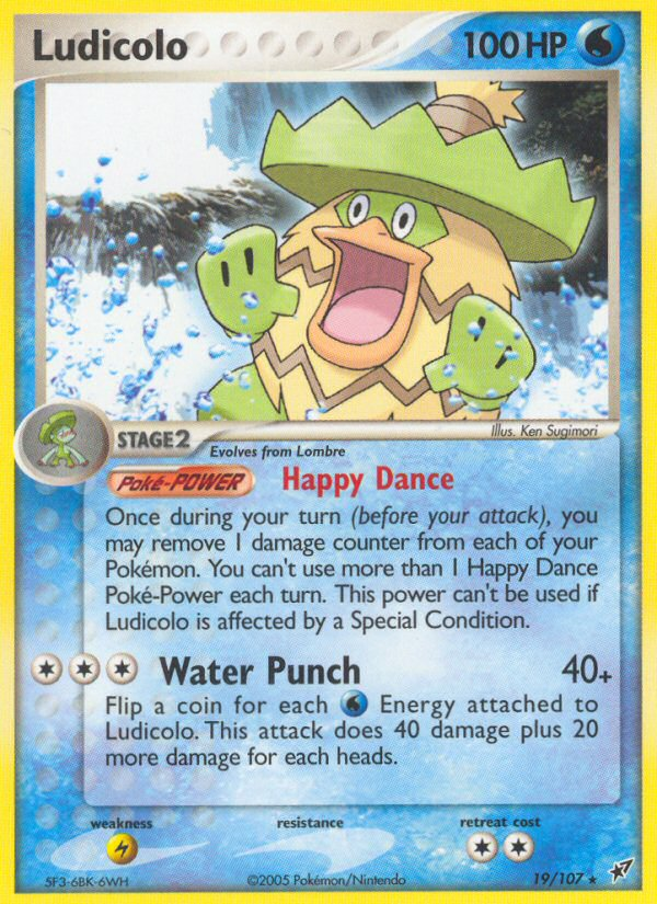 Ludicolo (19/107) [EX: Deoxys] | Card Merchant Takapuna