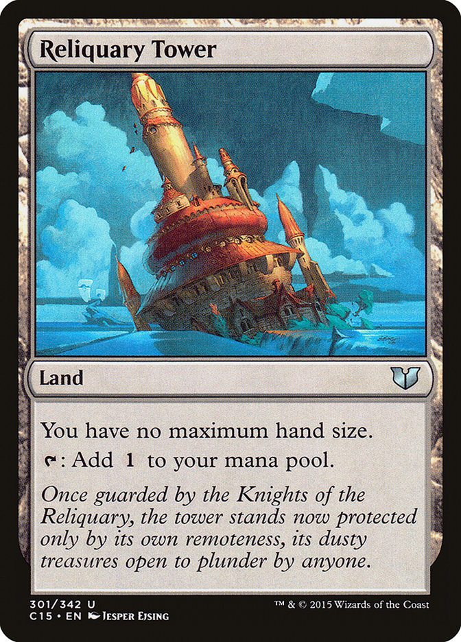 Reliquary Tower [Commander 2015] | Card Merchant Takapuna