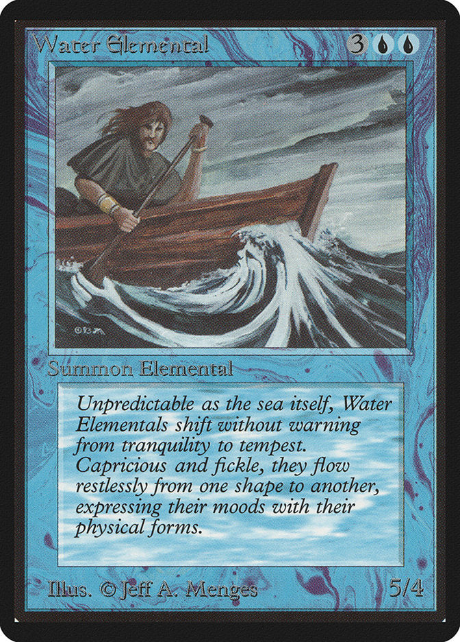 Water Elemental [Beta Edition] | Card Merchant Takapuna