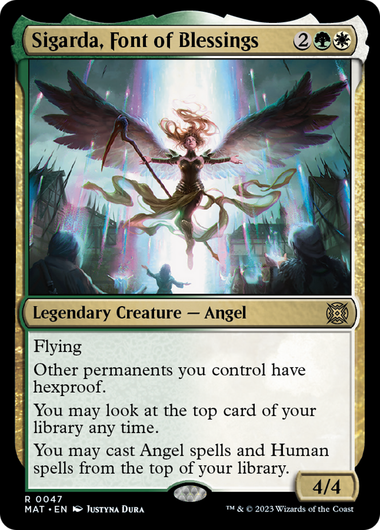 Sigarda, Font of Blessings [March of the Machine: The Aftermath] | Card Merchant Takapuna