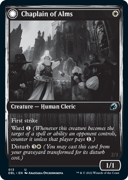 Chaplain of Alms // Chapel Shieldgeist [Innistrad: Double Feature] | Card Merchant Takapuna