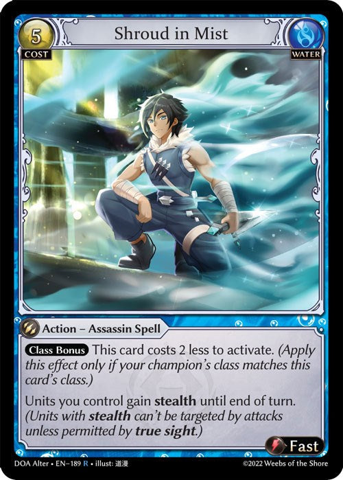 Shroud in Mist (189) [Dawn of Ashes: Alter Edition] | Card Merchant Takapuna