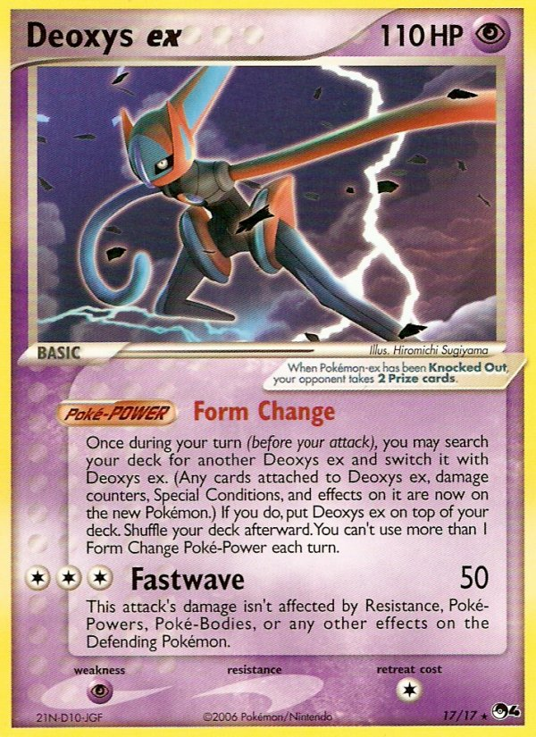 Deoxys ex (17/17) [POP Series 4] | Card Merchant Takapuna