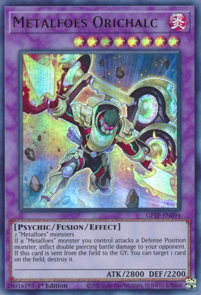 Metalfoes Orichalc [GFTP-EN094] Ultra Rare | Card Merchant Takapuna