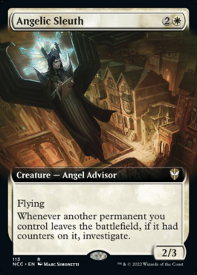 Angelic Sleuth (Extended Art) [Streets of New Capenna Commander] | Card Merchant Takapuna