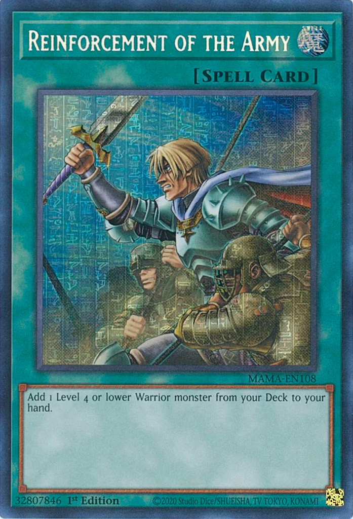 Reinforcement of the Army [MAMA-EN108] Ultra Pharaoh's Rare | Card Merchant Takapuna