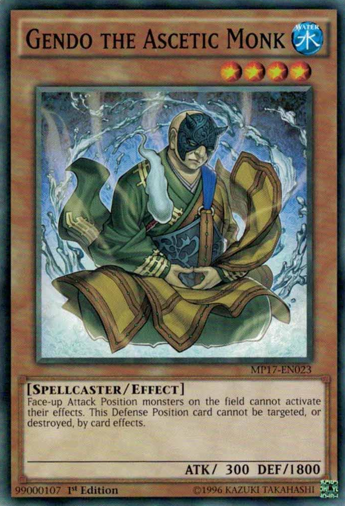 Gendo the Ascetic Monk [MP17-EN023] Common | Card Merchant Takapuna
