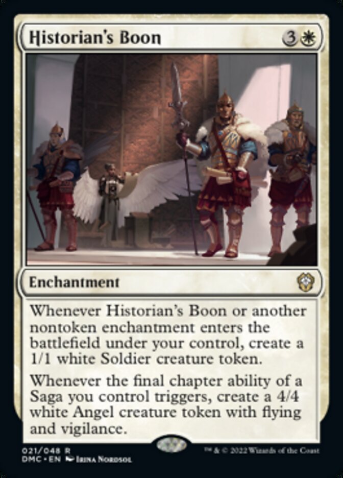 Historian's Boon [Dominaria United Commander] | Card Merchant Takapuna