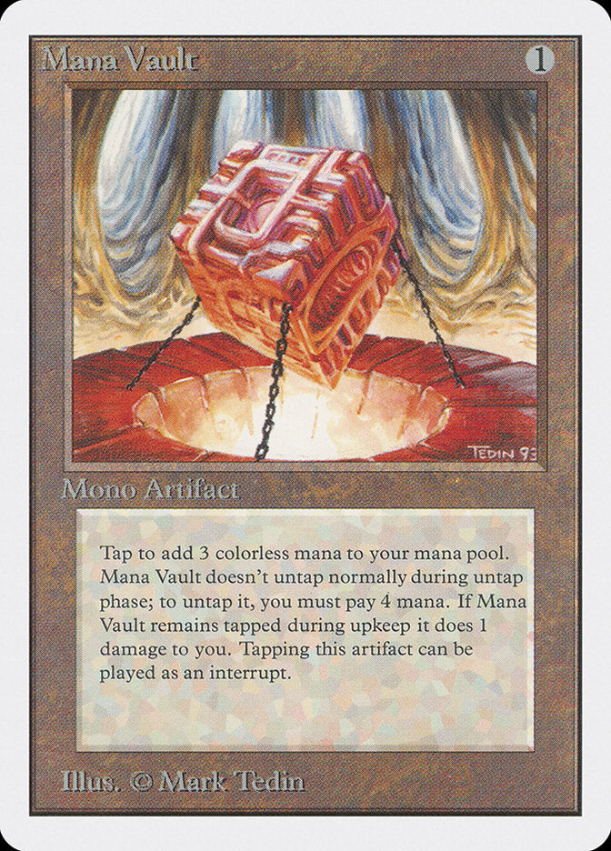 Mana Vault [Unlimited Edition] | Card Merchant Takapuna