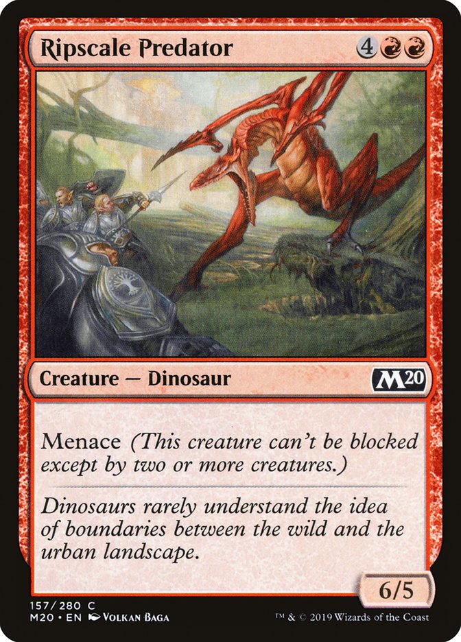 Ripscale Predator [Core Set 2020] | Card Merchant Takapuna