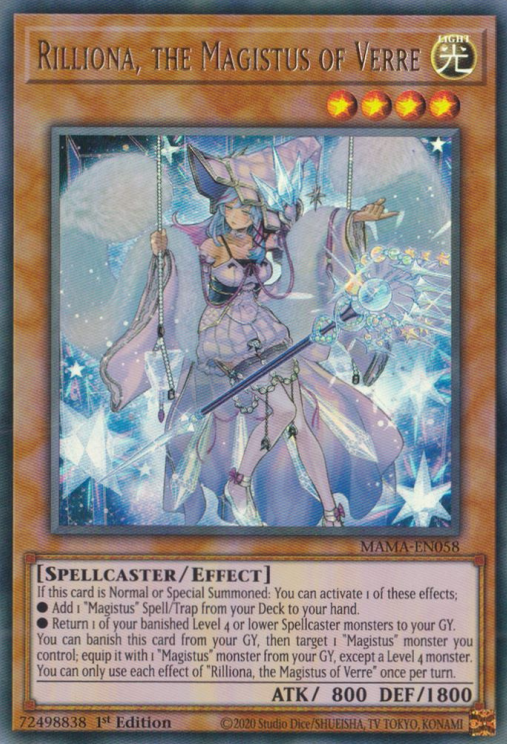 Rilliona, the Magistus of Verre [MAMA-EN058] Ultra Rare | Card Merchant Takapuna