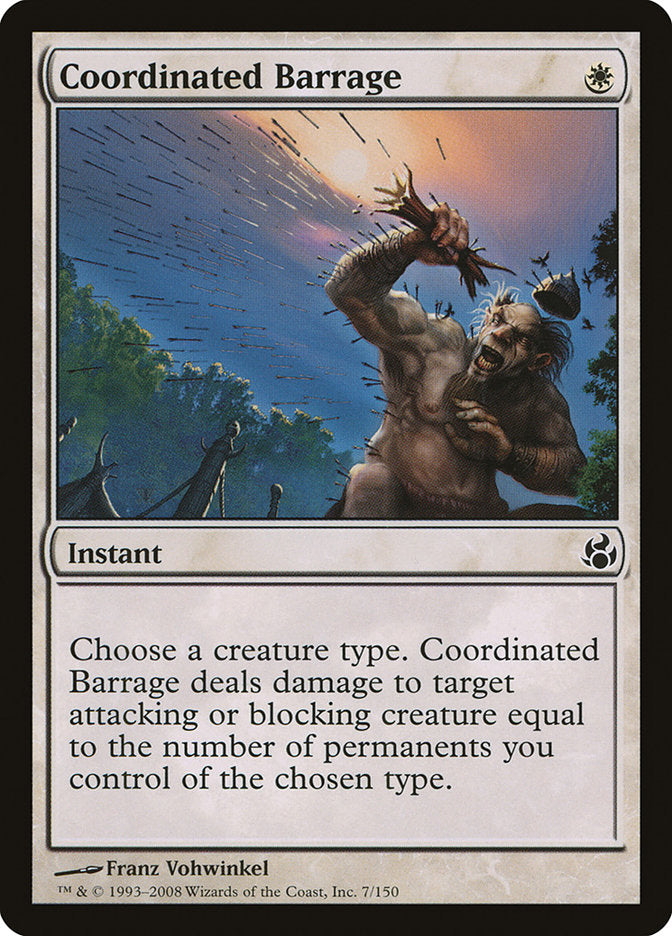 Coordinated Barrage [Morningtide] | Card Merchant Takapuna